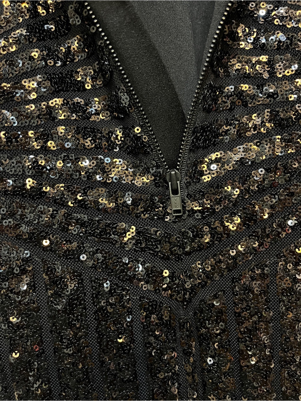 NEW Love & Legend Black Sequin Long Sleeve Dress - Picture 9 of 11